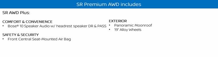 2026 Nissan Kicks SR Premium AWD features